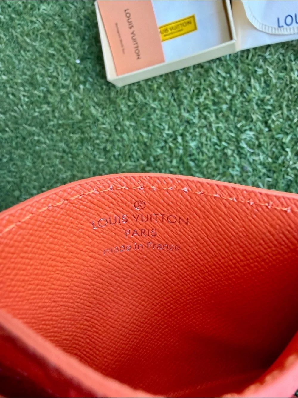 LV tennis double card holder